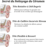 Charger l'image dans la galerie, Le kit de nettoyage d'oreilles professionnel par excellence — Nettoyeur de cérumen
