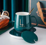 Load image into Gallery viewer, ThermoCup Élégance™ – Tasse Chauffante Automatique 55°C
